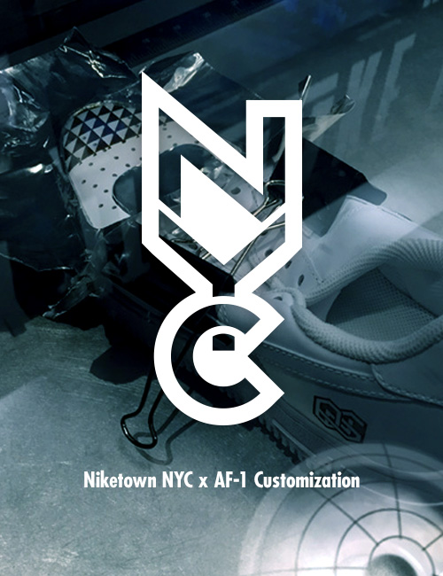 Niketown NYC — Air Force 1 Laser Customization